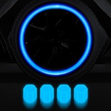 Blau Autoreifen Ventildeckel